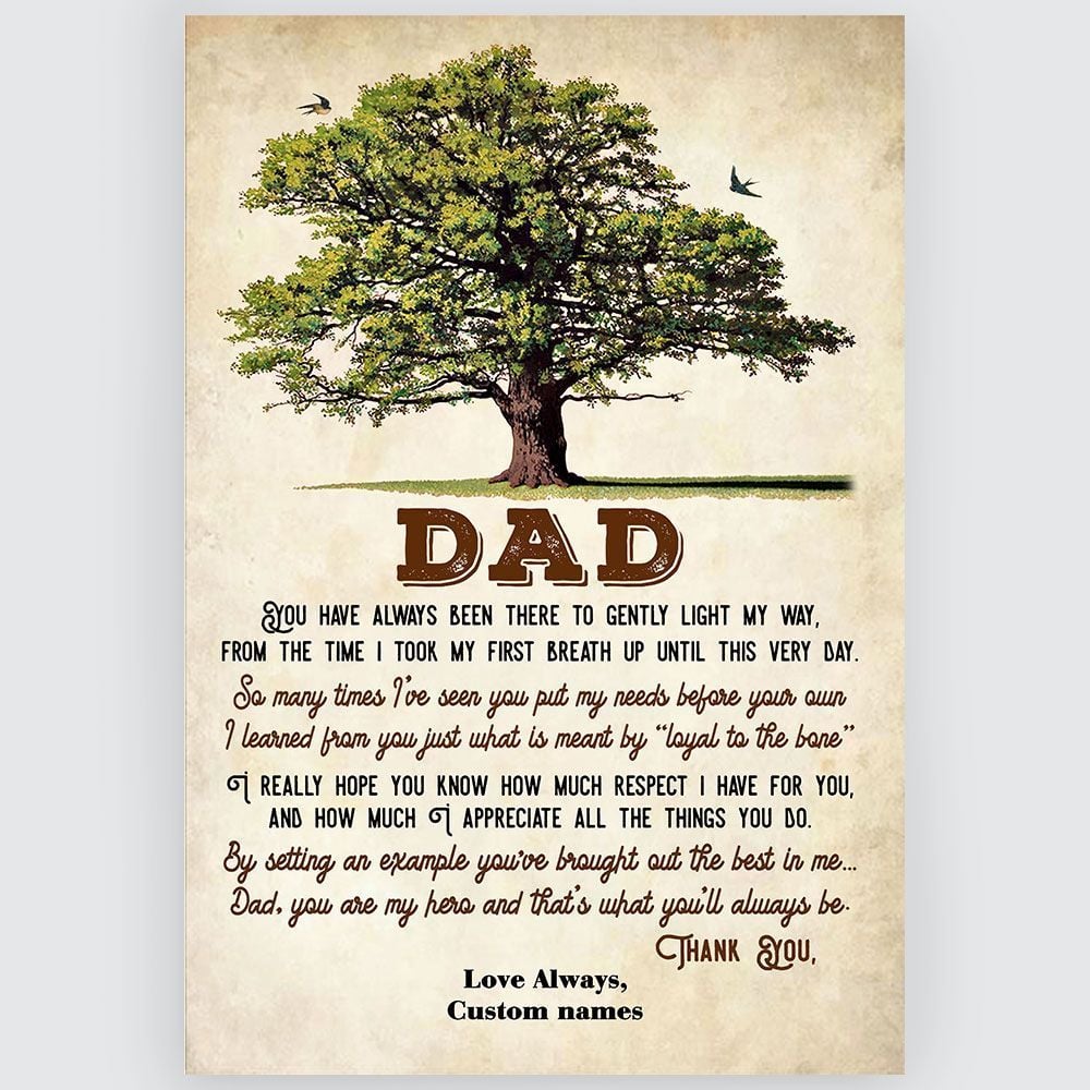 Gifts for Dad You Are Always Gently Light My Way Meaningful Quotes